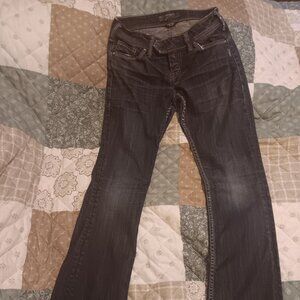 Silver Jeans Tuesdays Low Rise 16 1/2 Boot Cut